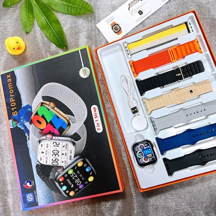 S10 Pro Max Smart Watch – 2" HD Touch Screen & Wireless Charging