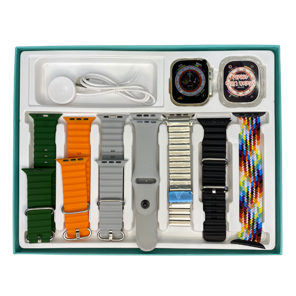 Y60 Smart Watch with 7 Interchangeable Straps, Bluetooth Calling & Fitness Tracking