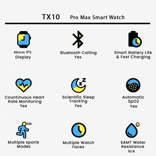 TX10 Pro Max Smart Watch