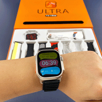 Ultra 7-in-1 Smart Watch with Interchangeable Straps, HD Display & Fitness Tracking
