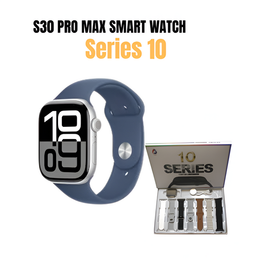 S30 Pro Max Smart Watch with 2.0" HD Display, Bluetooth Calling, and Long Battery Life