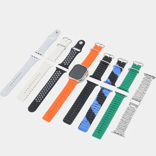 8+1 Premium Ultra Smartwatch with Extra Strap, Bluetooth Calling & Fitness Tracking