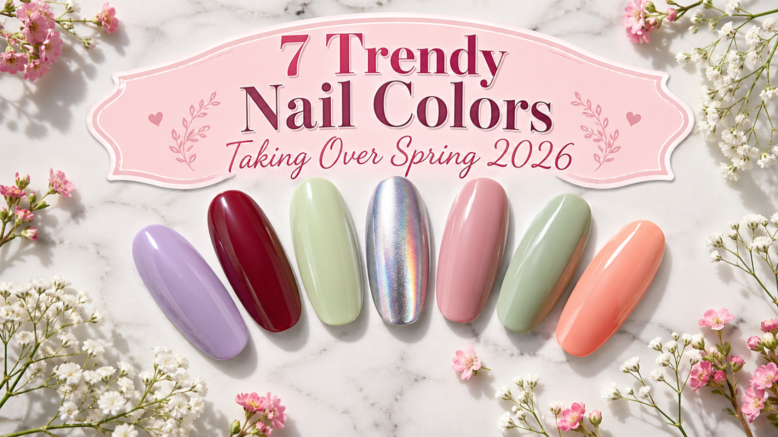 7 Trendy Nail Colors Taking Over Spring 2026