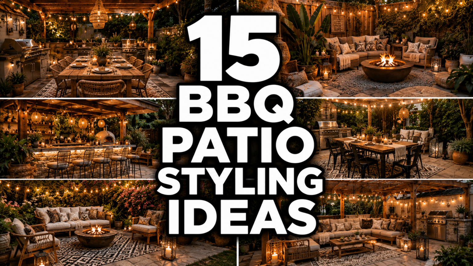 15 BBQ Patio Styling Ideas for the Ultimate Outdoor Entertaining Space