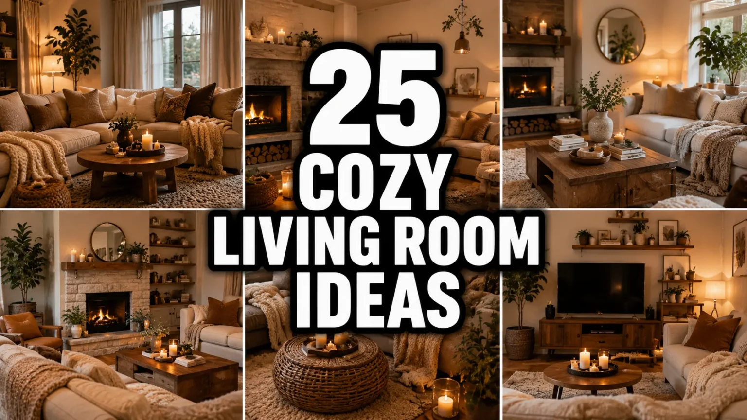 25 Cozy Living Room Decor Ideas That Make Your Home Feel Warm Instantly
